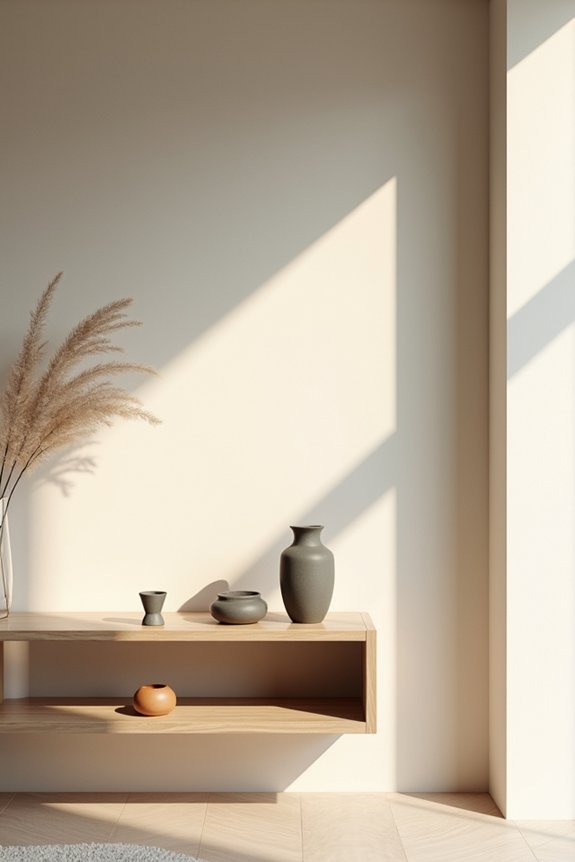 How Do Minimalists Actually Decorate? 4 odd numbered groupings create movement