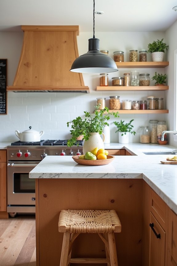 10 Ways to Decorate My Kitchen on Any Budget 7 one pendant under budget