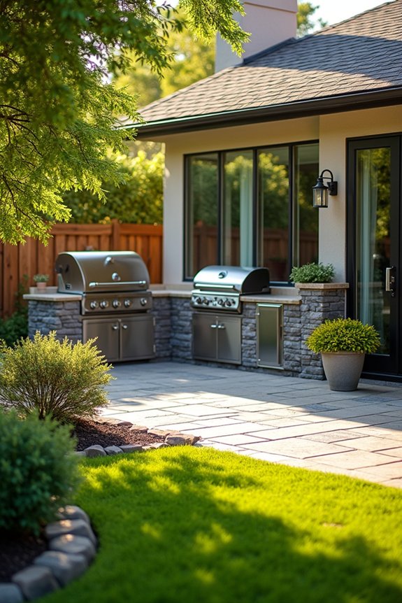 outdoor kitchens irrigation roi boosters