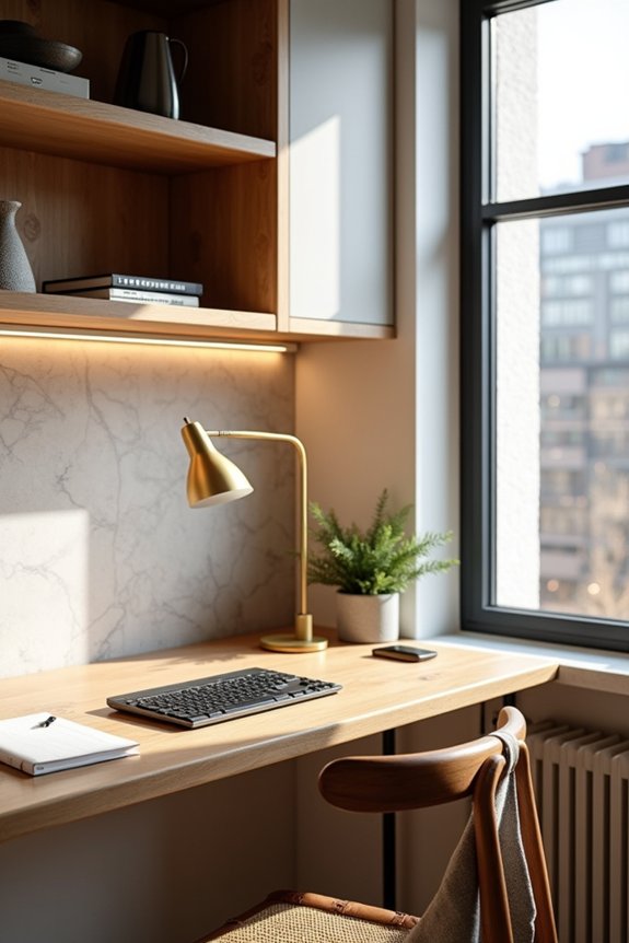 Kitchen Desks Aren't Going Anywhere in 2026: 10 Reasons Why They're Not Outdated 8 richly considered bespoke desk details
