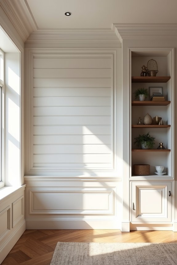 10 Ways to Decorate a Large Living Room Wall 6 shiplap adds architectural depth
