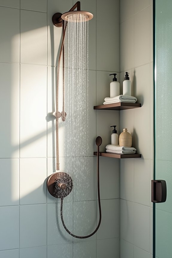 How Should Bathroom Accessories Be Placed for Optimal Use 7 shower storage placement moisture safe