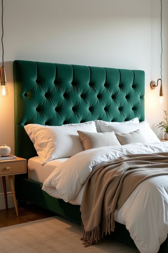 10 Bedroom Decoration Ideas to Transform Your Space 1 statement headboard with textured backdrop