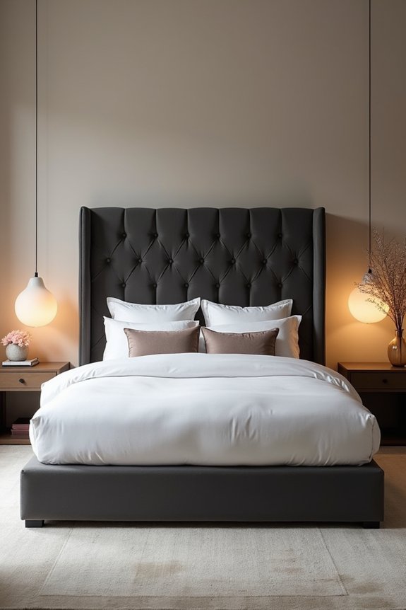 upholstered headboards redefine luxury bedrooms